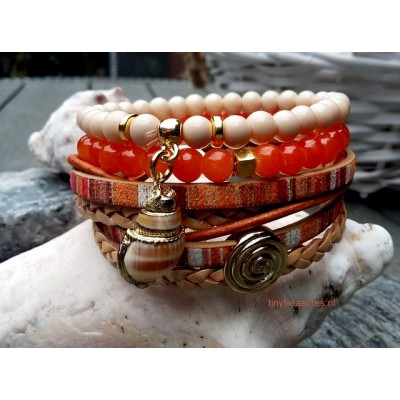 warm oranje met goud warm oranje met goud